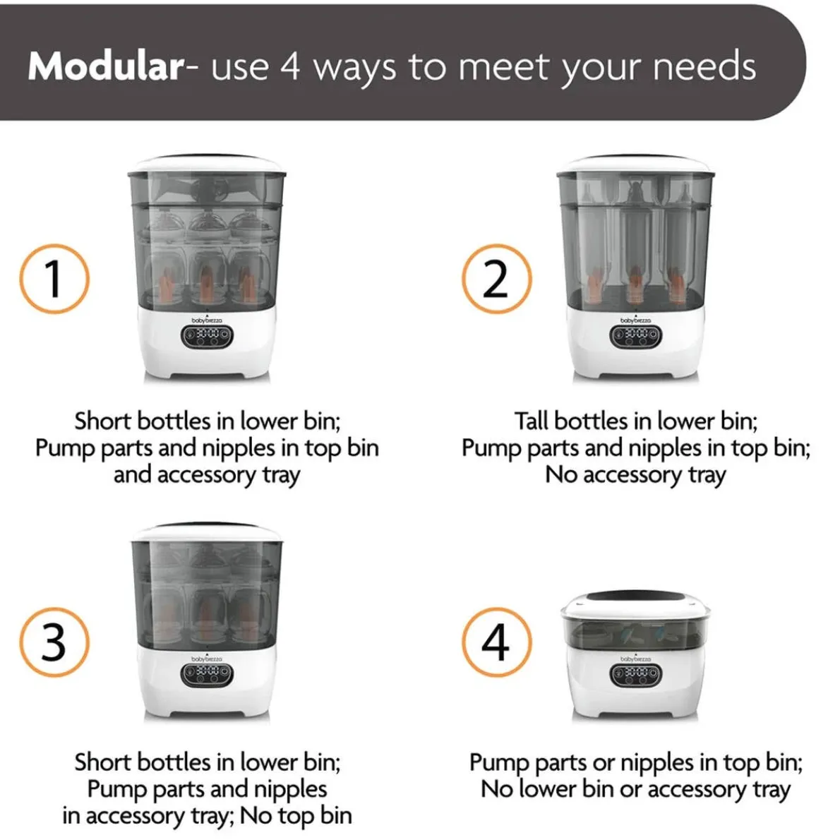 One Step Baby Bottle Sterilizer Dryer Advanced