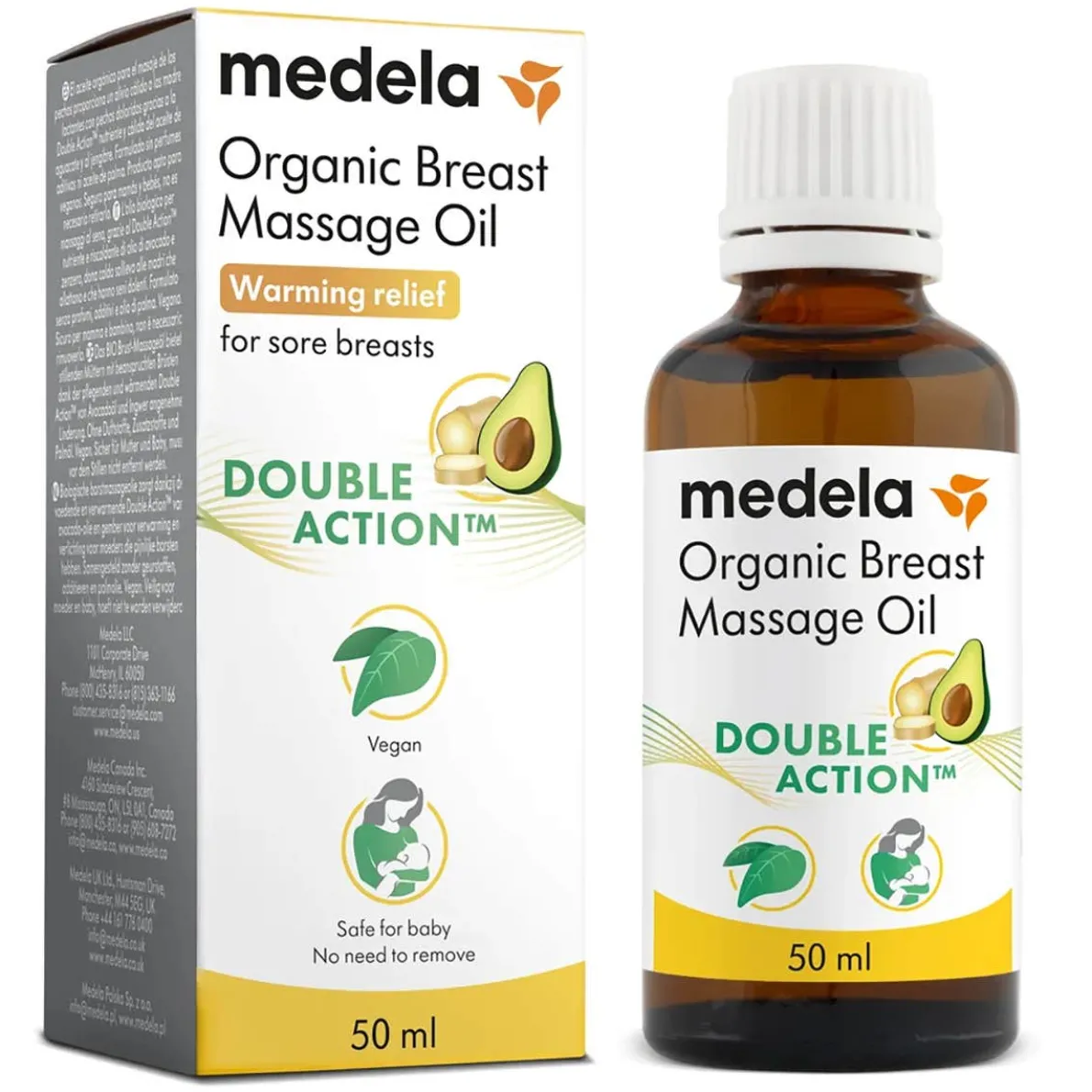 Organic Breast Massage Oil