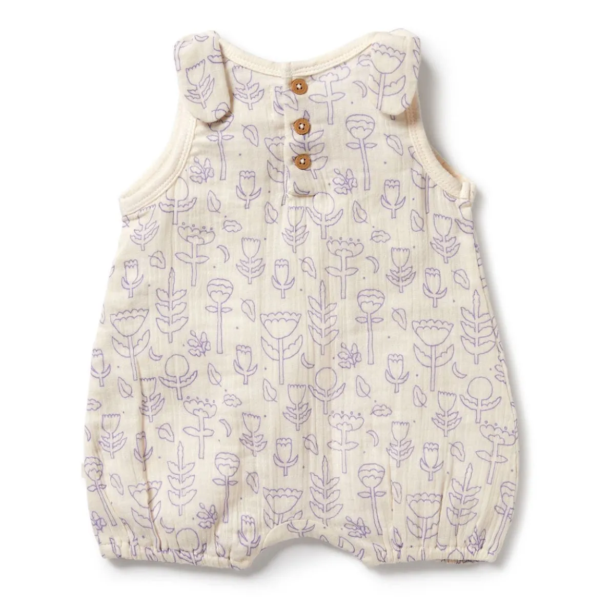 Organic Crinkle Tie Playsuit