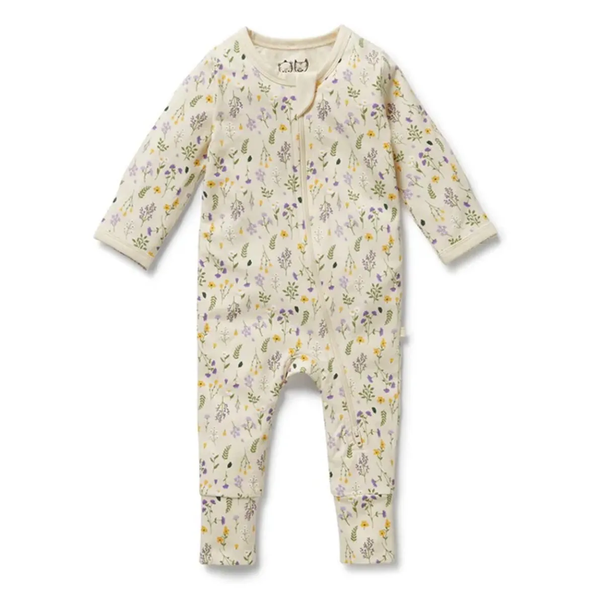 Organic Zipsuit with Feet