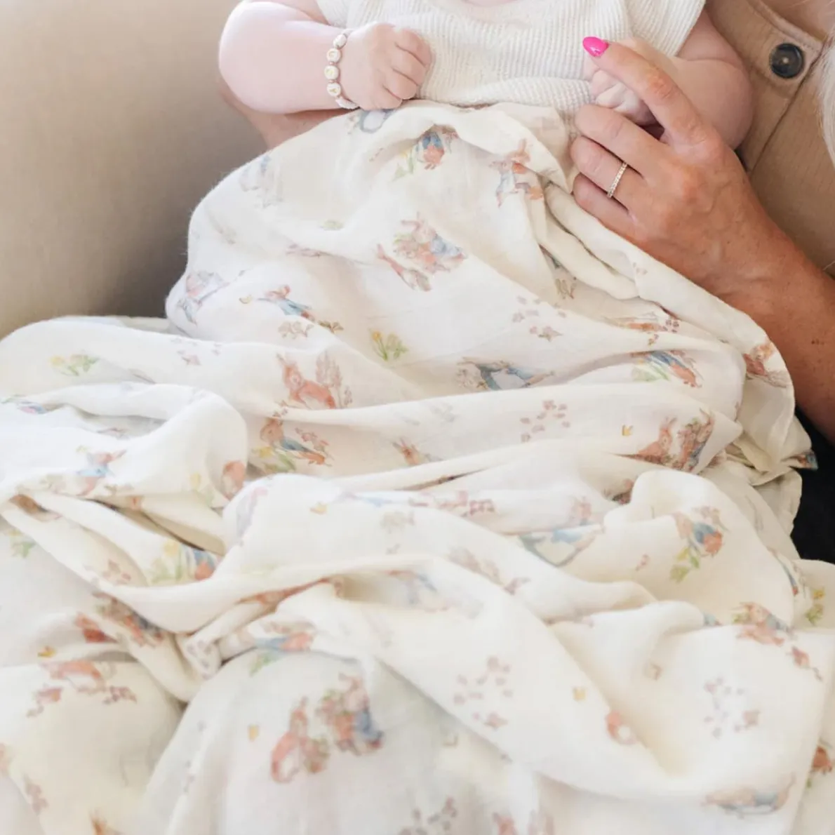 Peter Rabbit Muslin Swaddle (2 Pack)