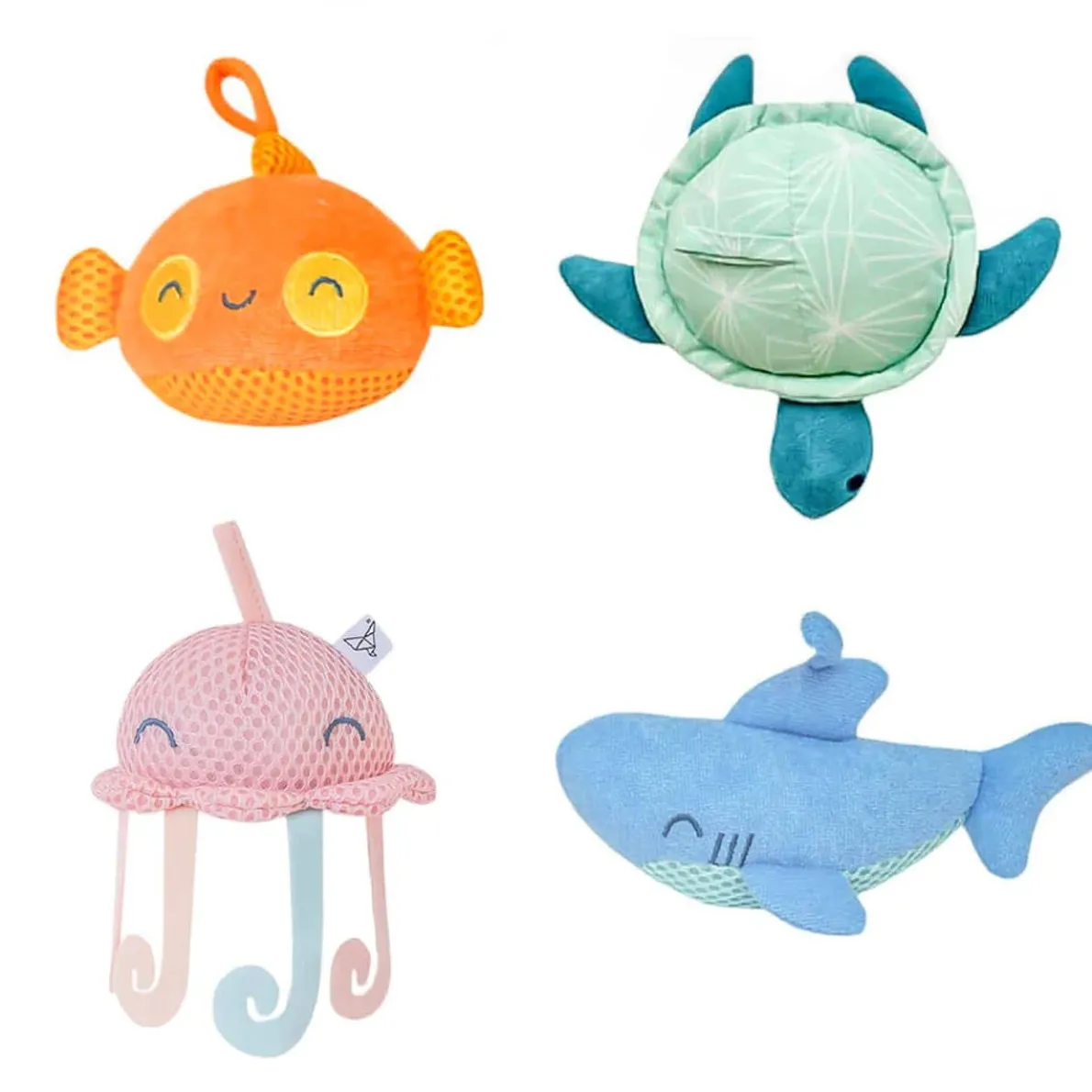 Plush Bath Toy Set