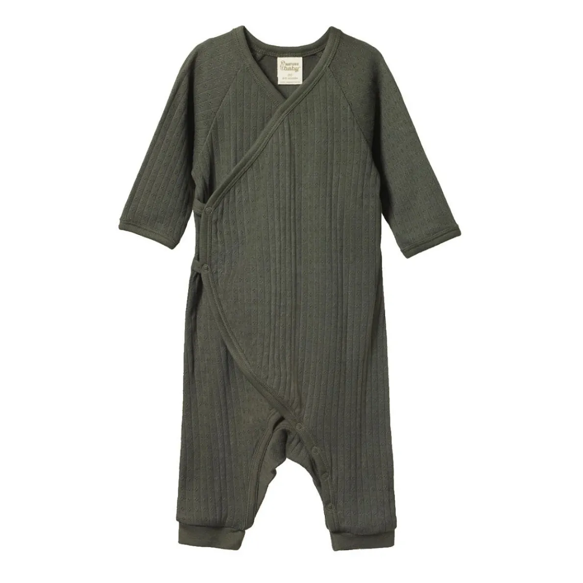 Pointelle Kimono Stretch & Grow Romper