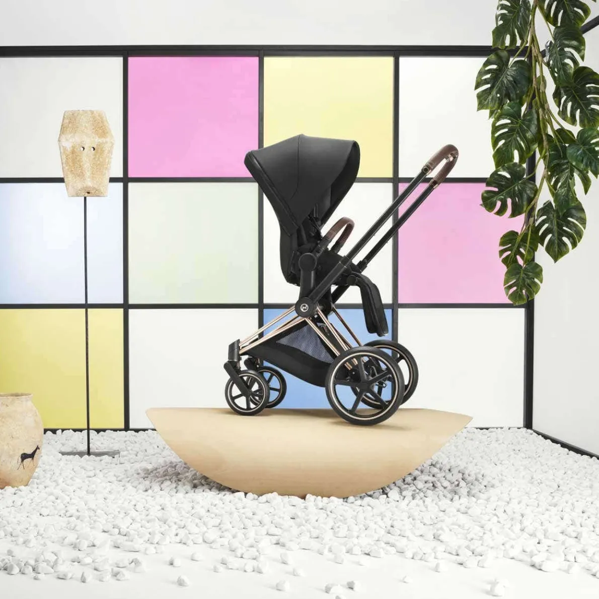 Priam 4 Stroller (Rose Gold Frame)