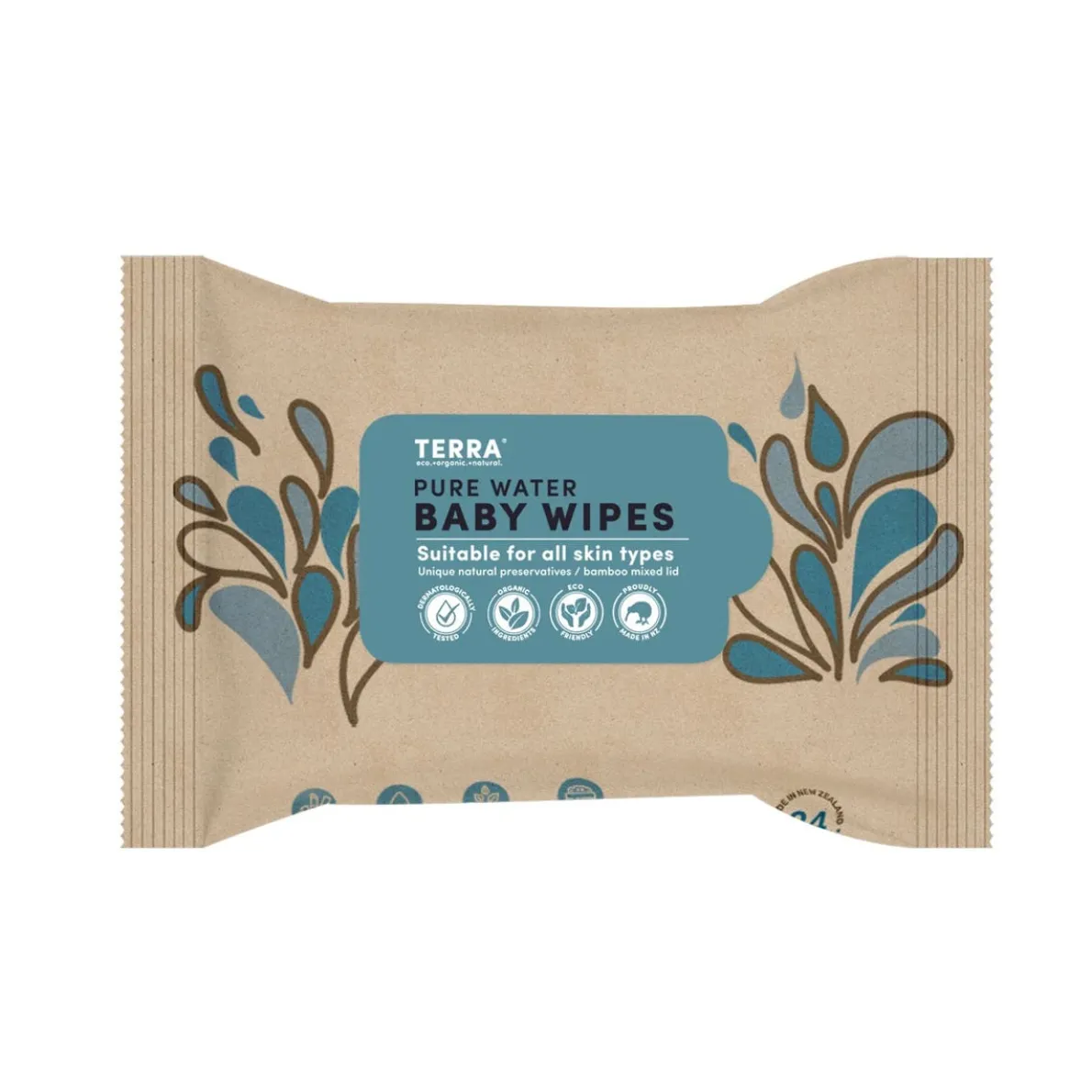 Pure NZ Water Baby Wipes (24 Pack)