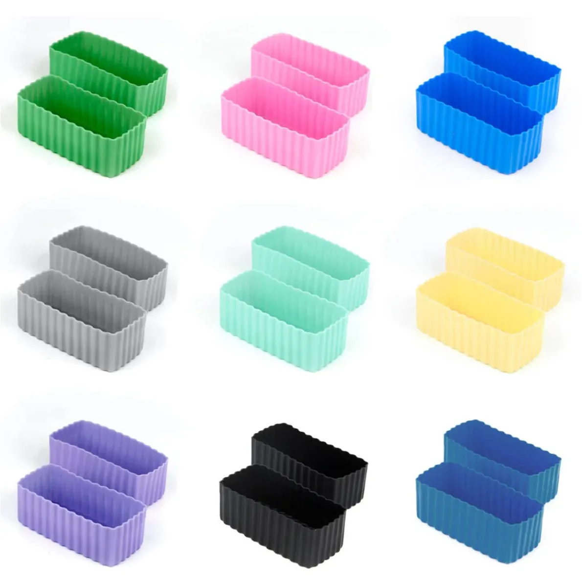 Rectangle Bento Cups (2 Pack)