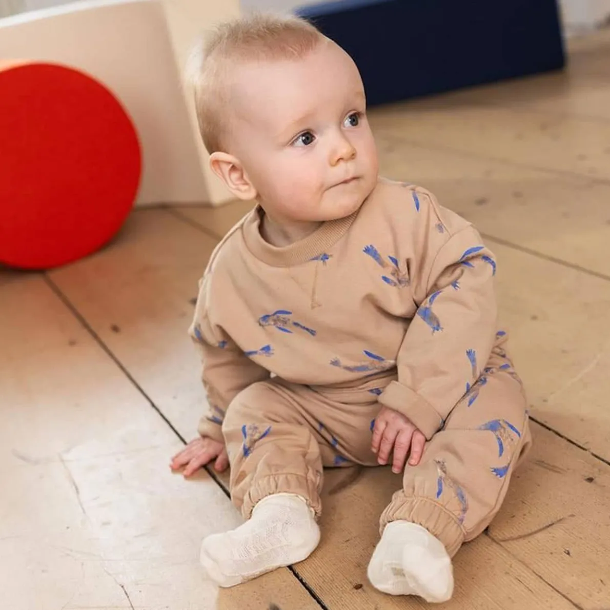 Relaxed Fit Pants - Guipry AOP