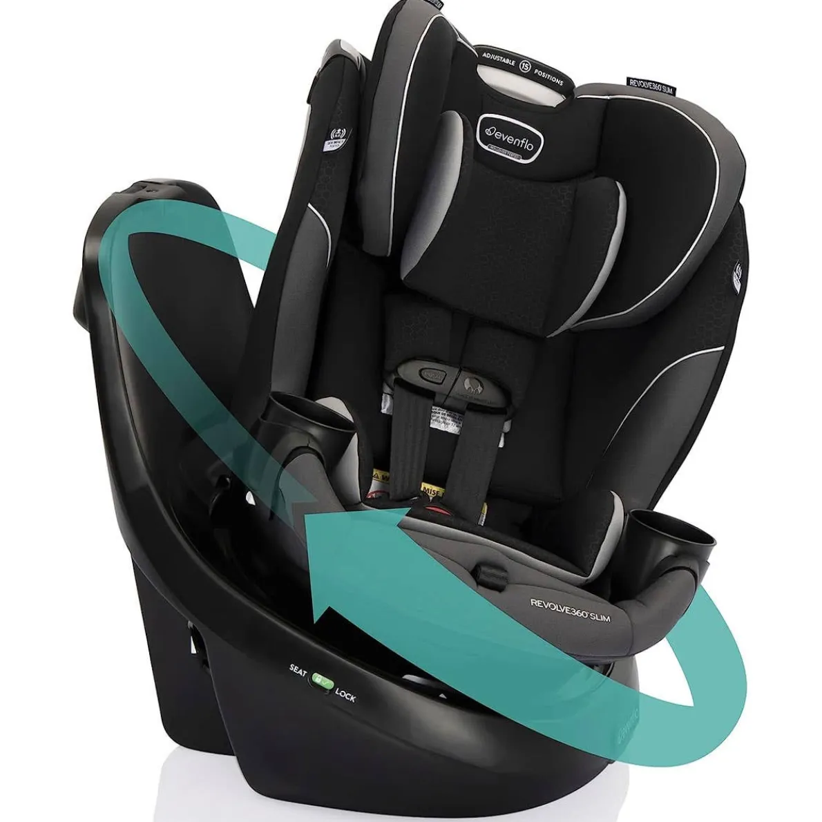 Revolve360 Slim 2-in-1 Rotational Car Seat