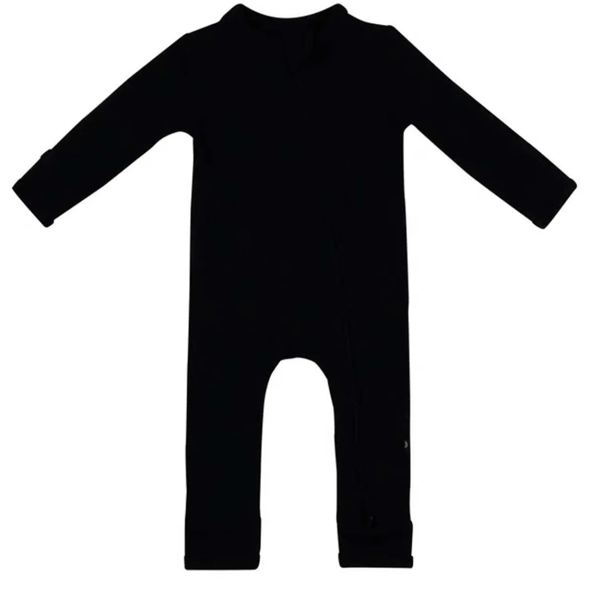 Ribbed Zippered Romper