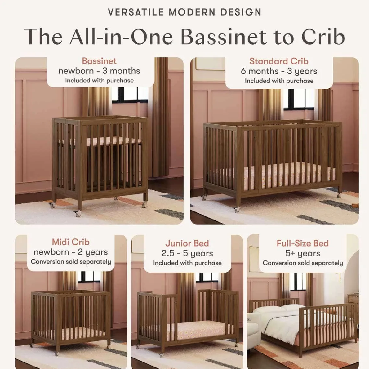 Rolli 9-in-1 All-Stages Crib
