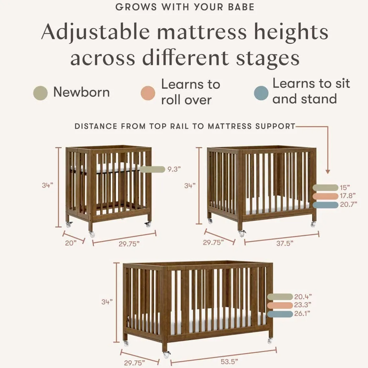 Rolli 9-in-1 All-Stages Crib