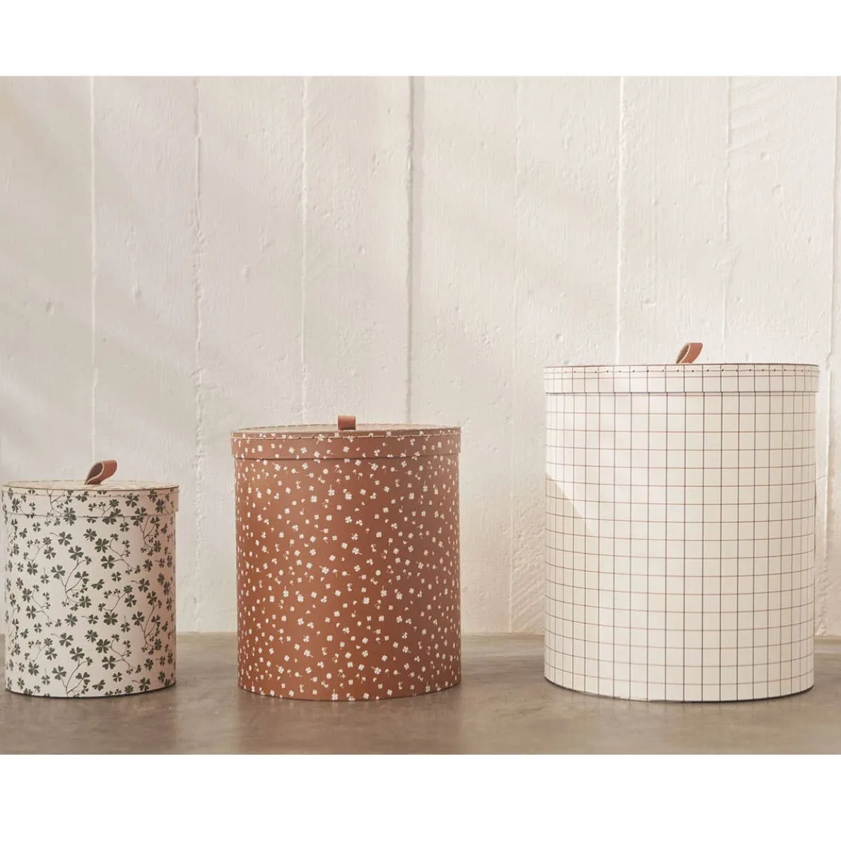Round Storage Box (Set of 3)
