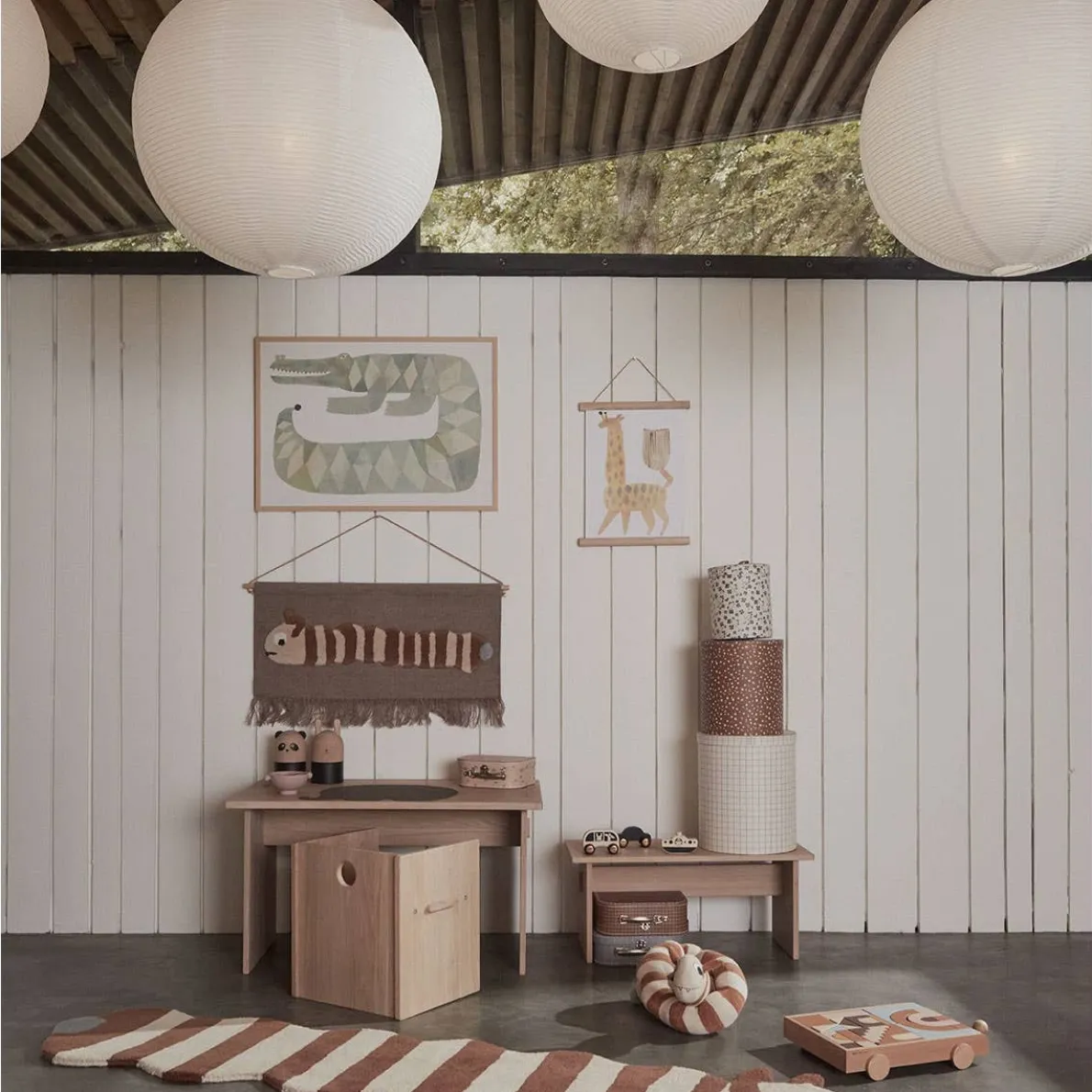 Round Storage Box (Set of 3)