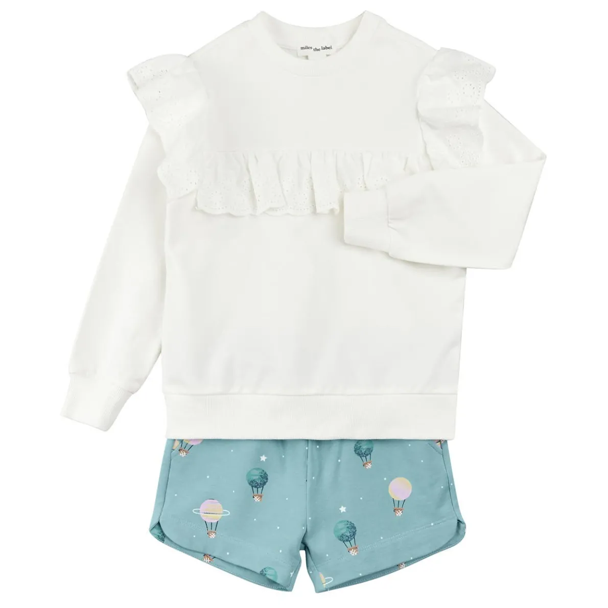 Ruffle Sweater + Short Set