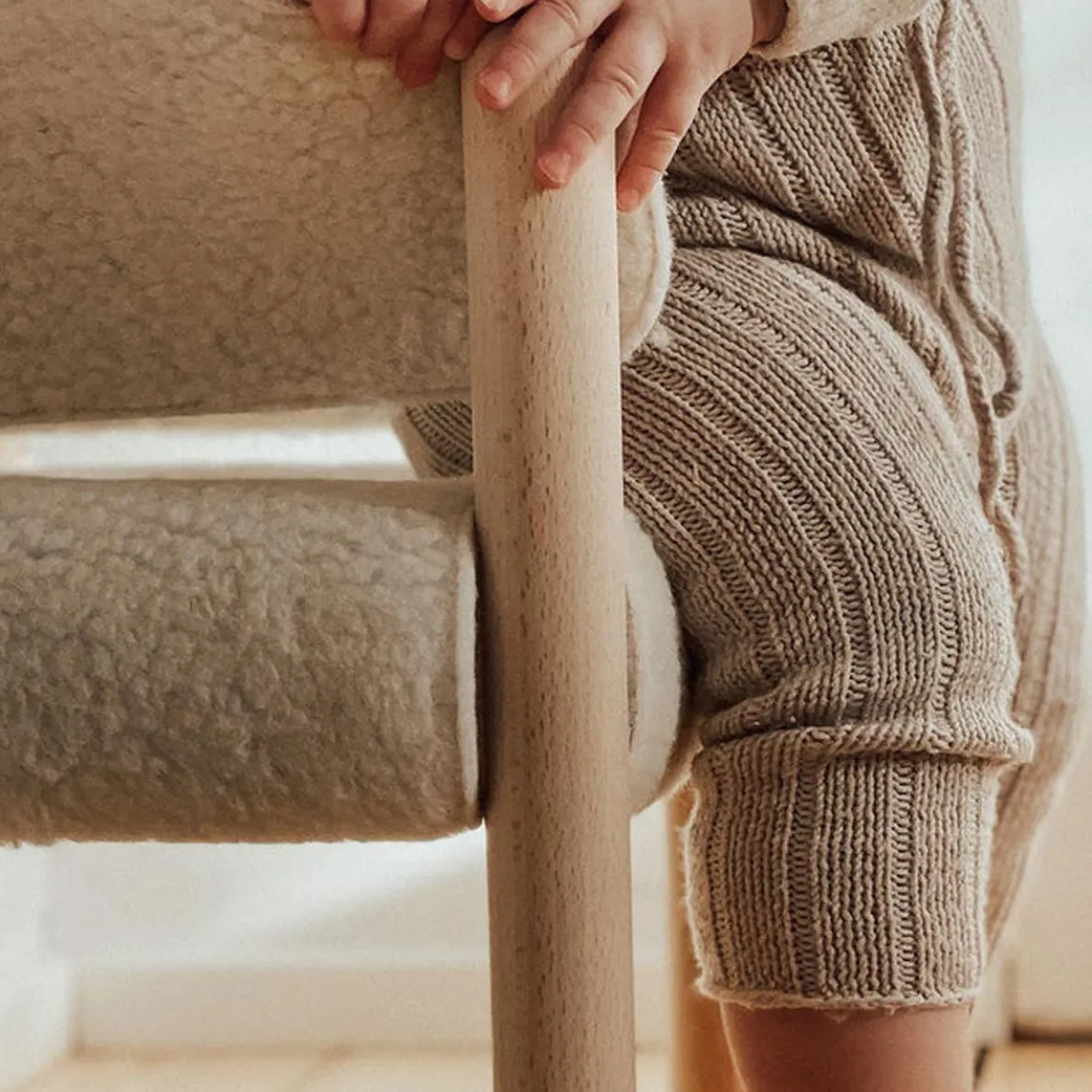 SABA Kids Faux Fur Chair