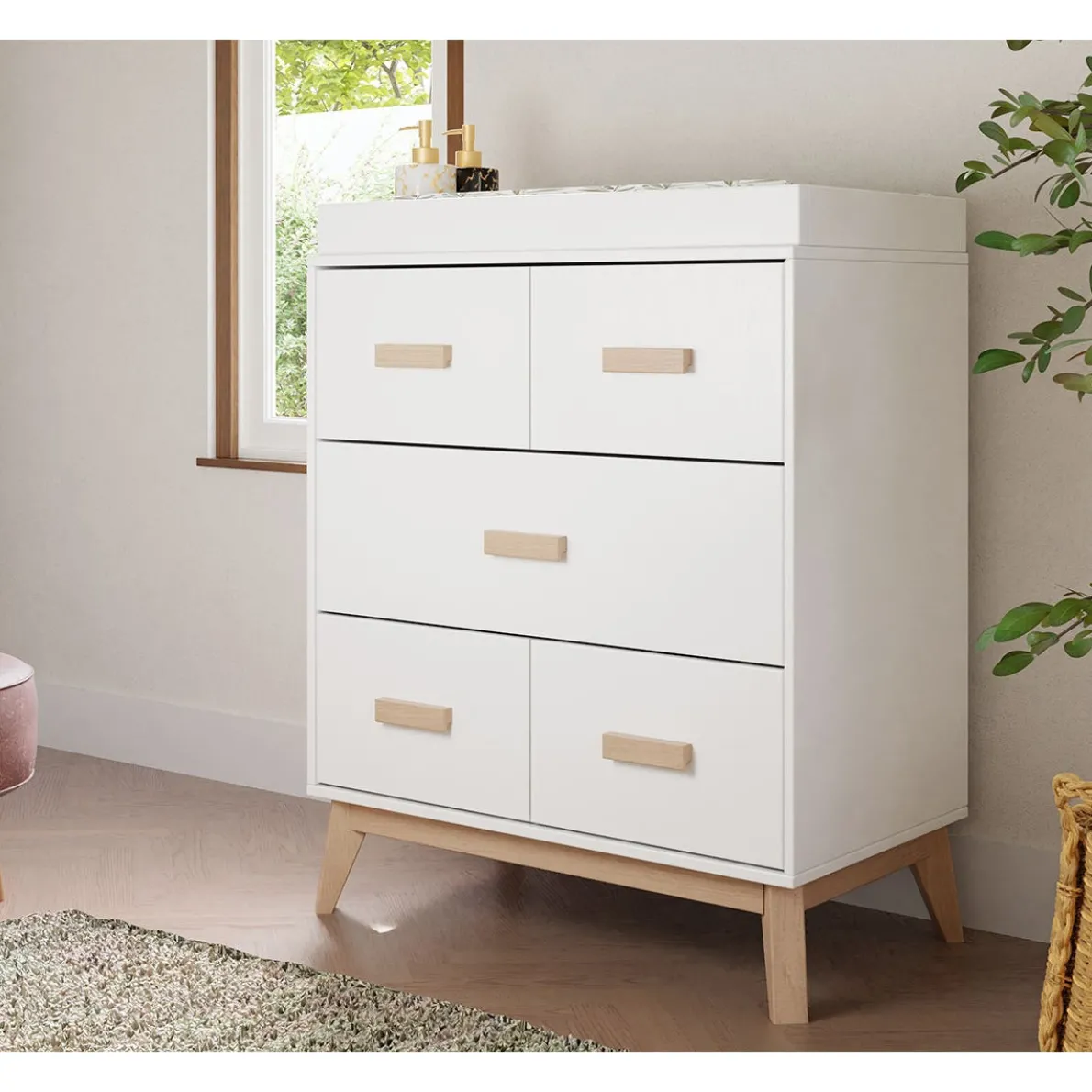 Scoot 3 Drawer Changer Dresser