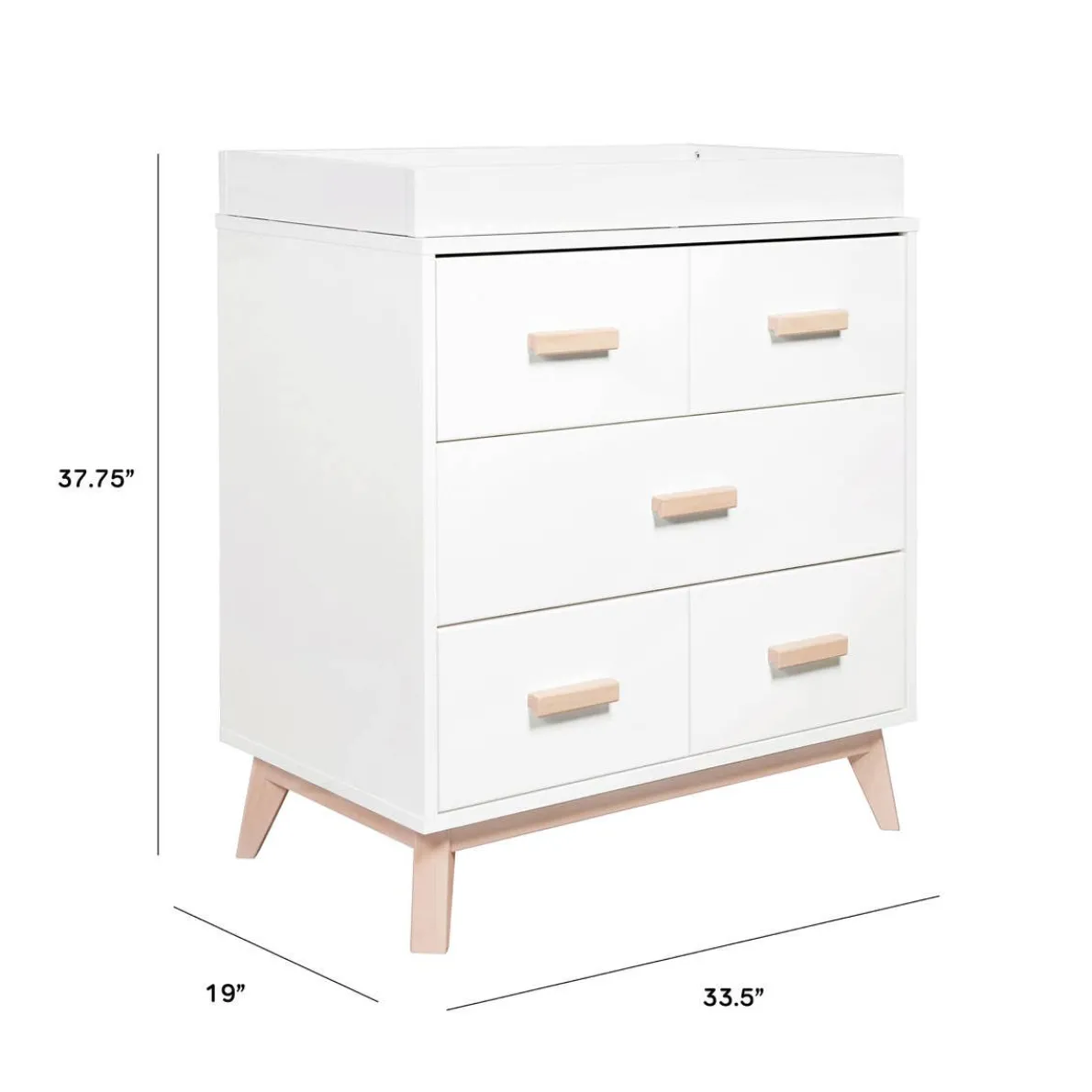 Scoot 3 Drawer Changer Dresser