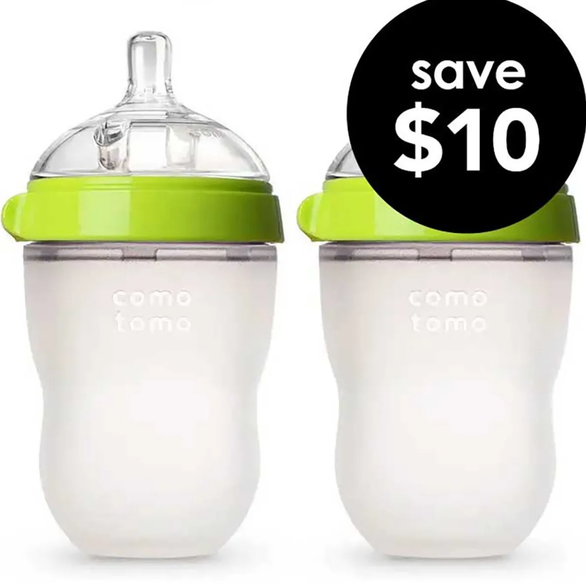 Silicone Baby Bottle 2 Pack (250 mL)