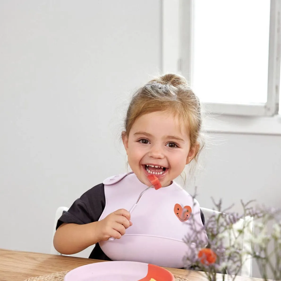 Silicone Bib with Print