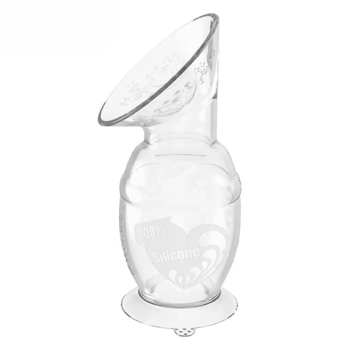 Silicone Breast Pump with Suction Base (150 mL)