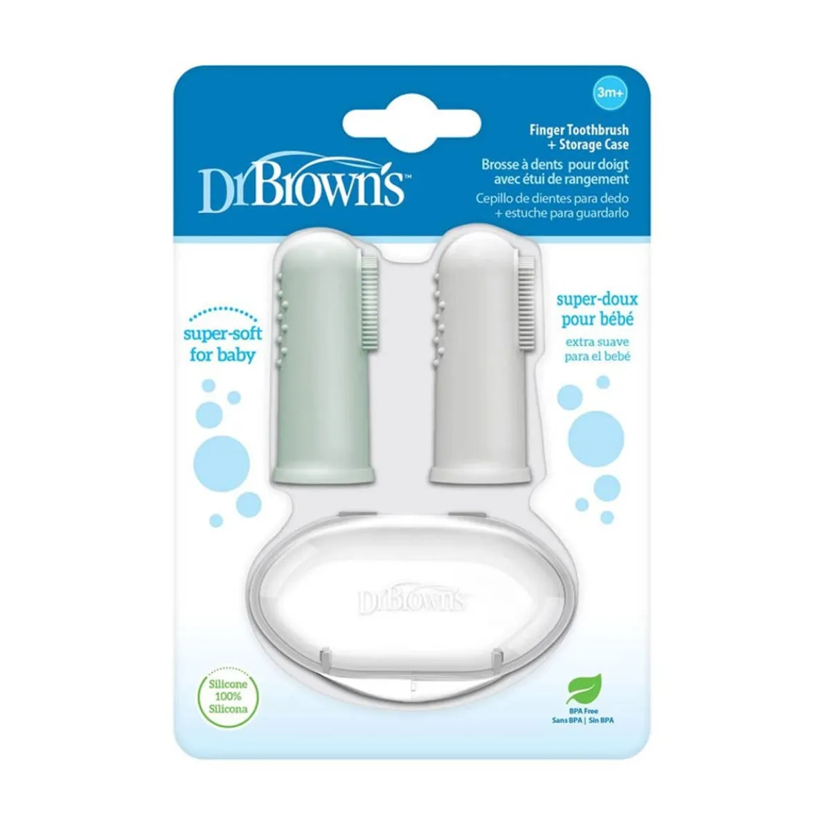 Silicone Finger Toothbrush (2 Pack)