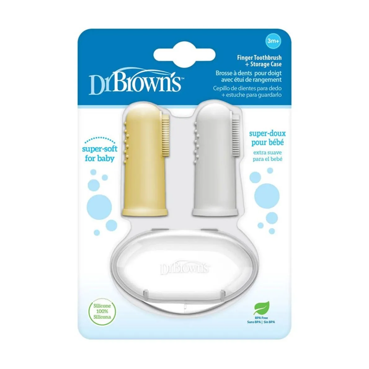 Silicone Finger Toothbrush (2 Pack)