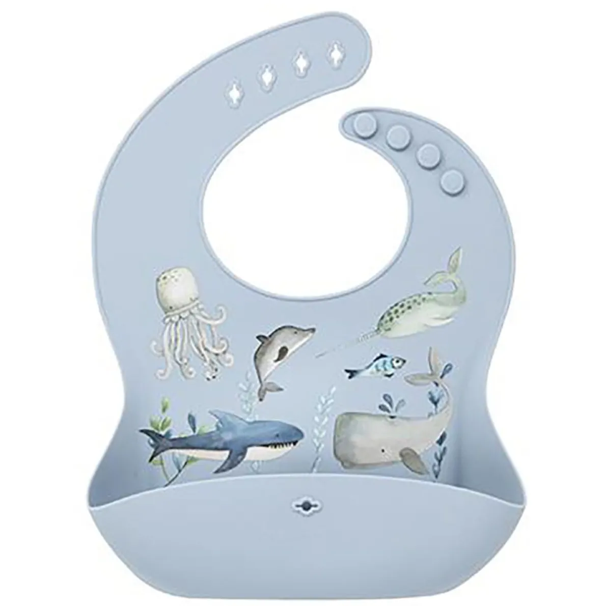 Silicone Printed Food Bib