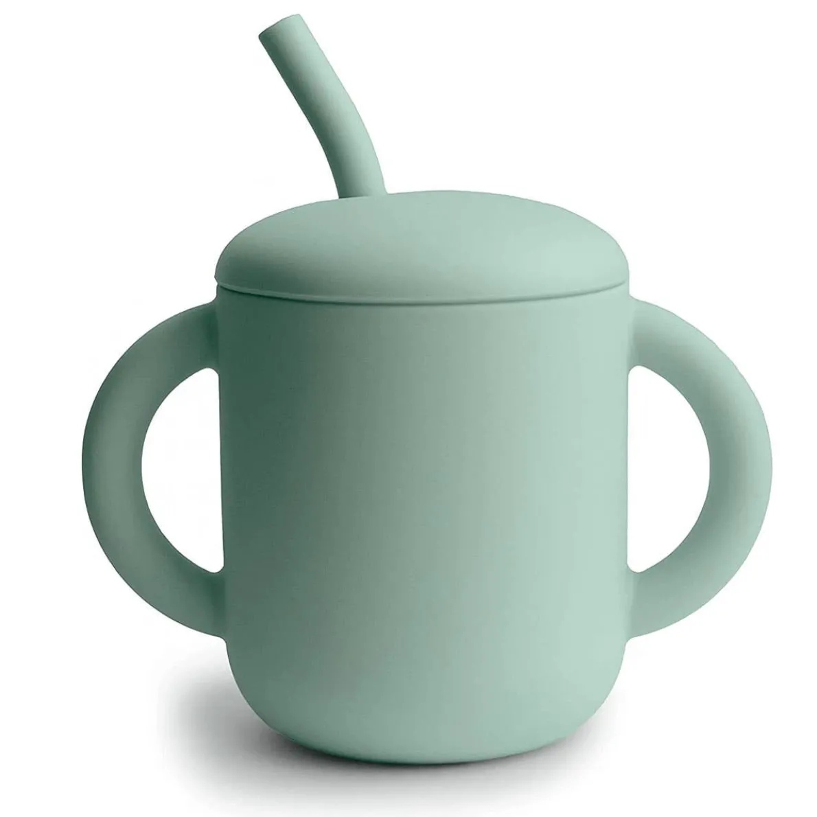 Silicone Training Cup + Straw