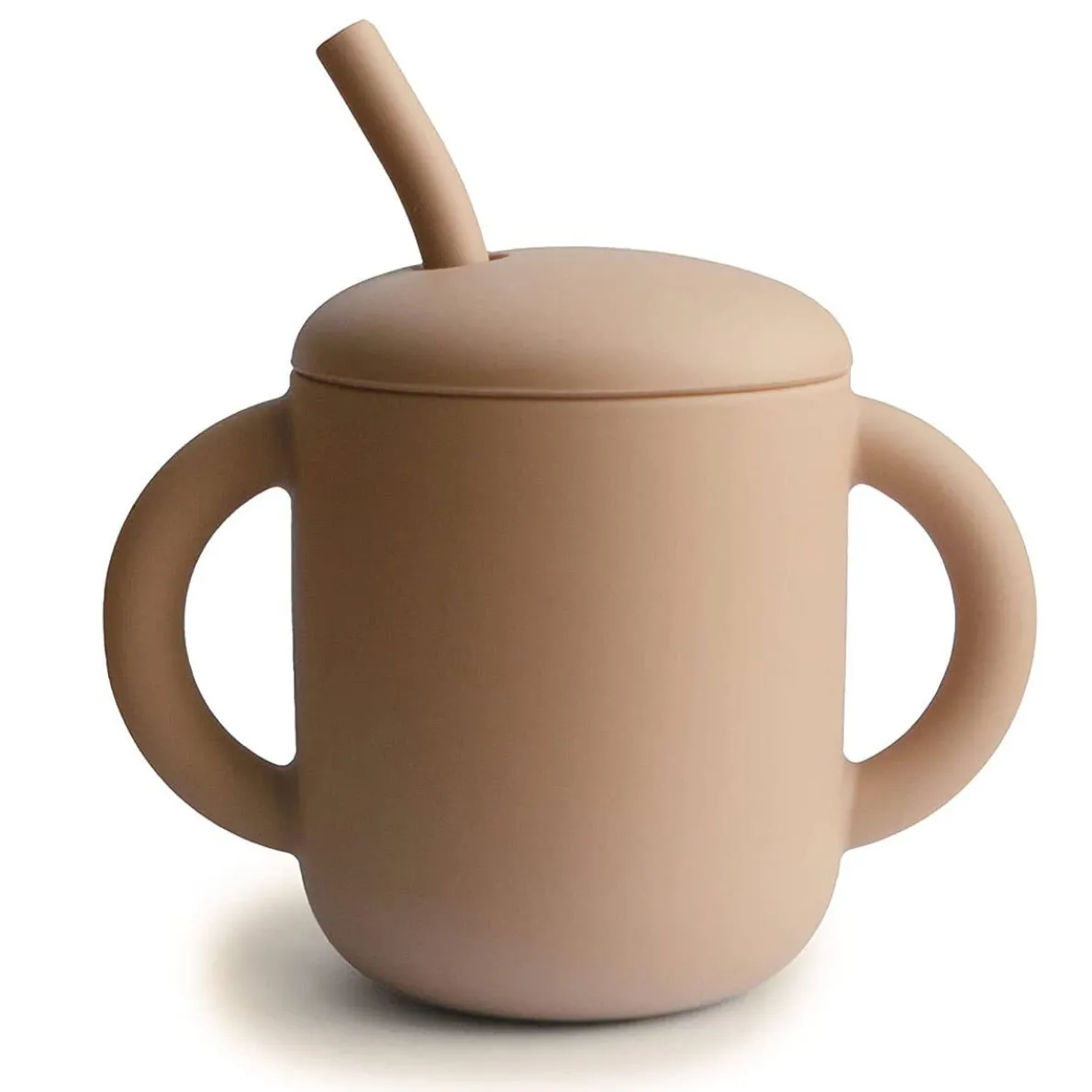 Silicone Training Cup + Straw