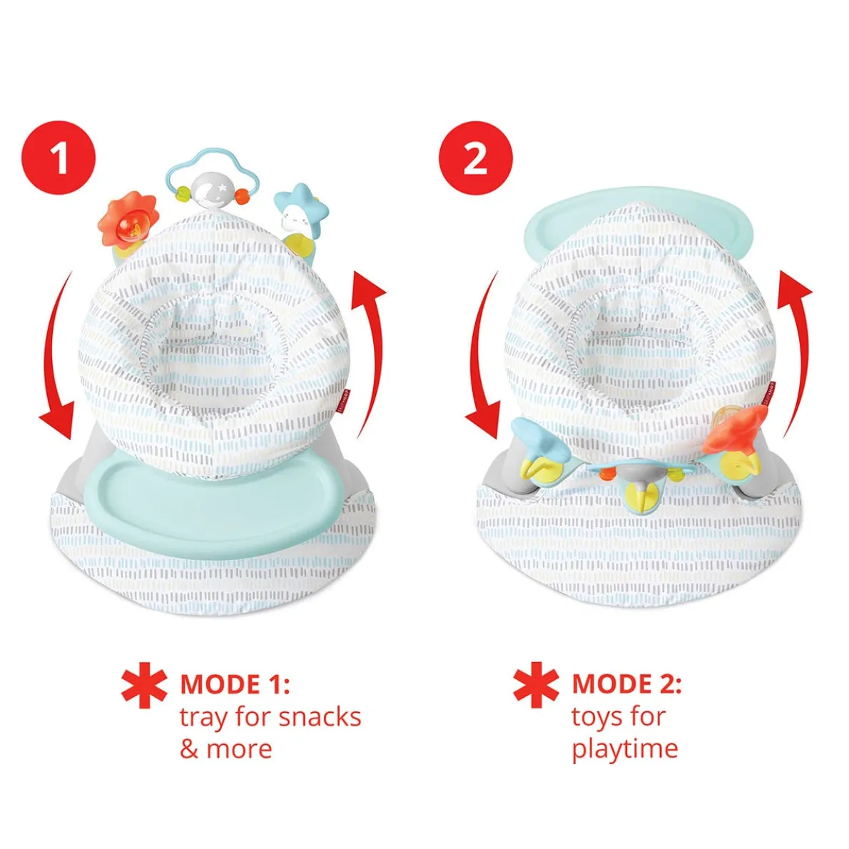 Silver Lining Cloud 2-in-1 Activity Floor Seat