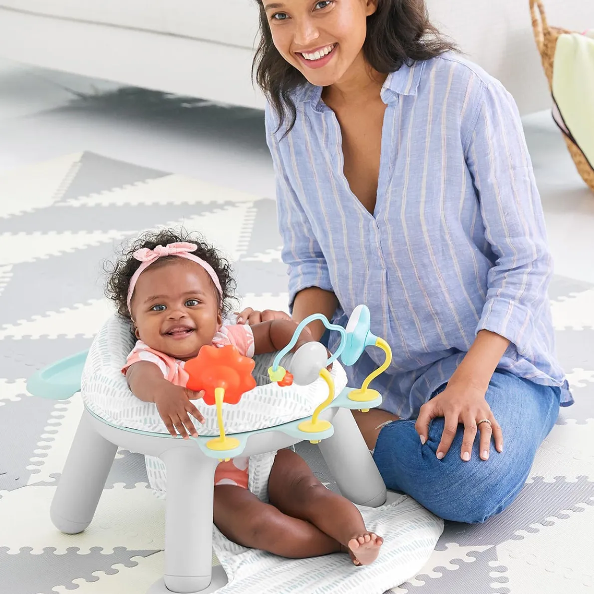 Silver Lining Cloud 2-in-1 Activity Floor Seat