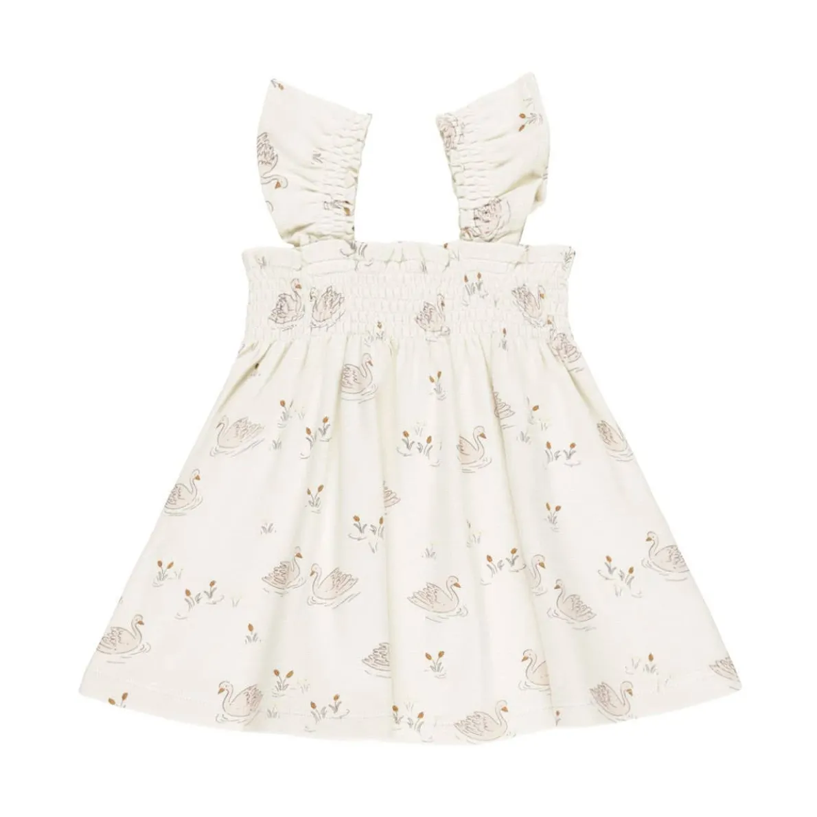 Smocked Jersey Dress