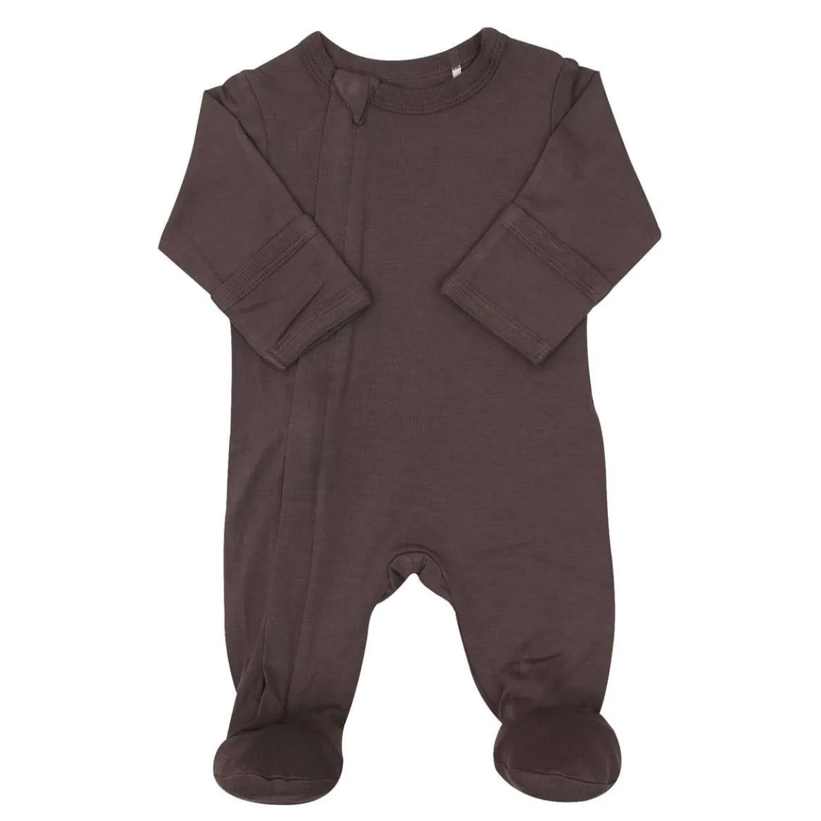 Solid Zipper Footie