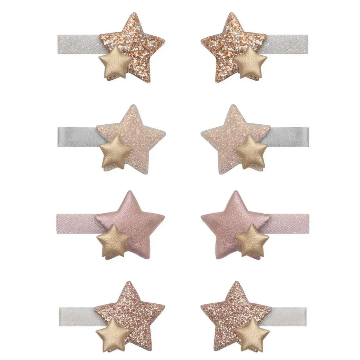 Sparkle Star Mini Clips