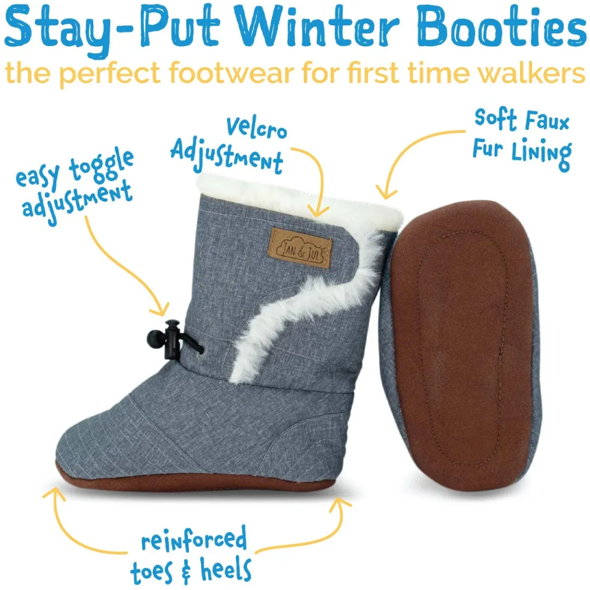 Stay-Put Winter Booties