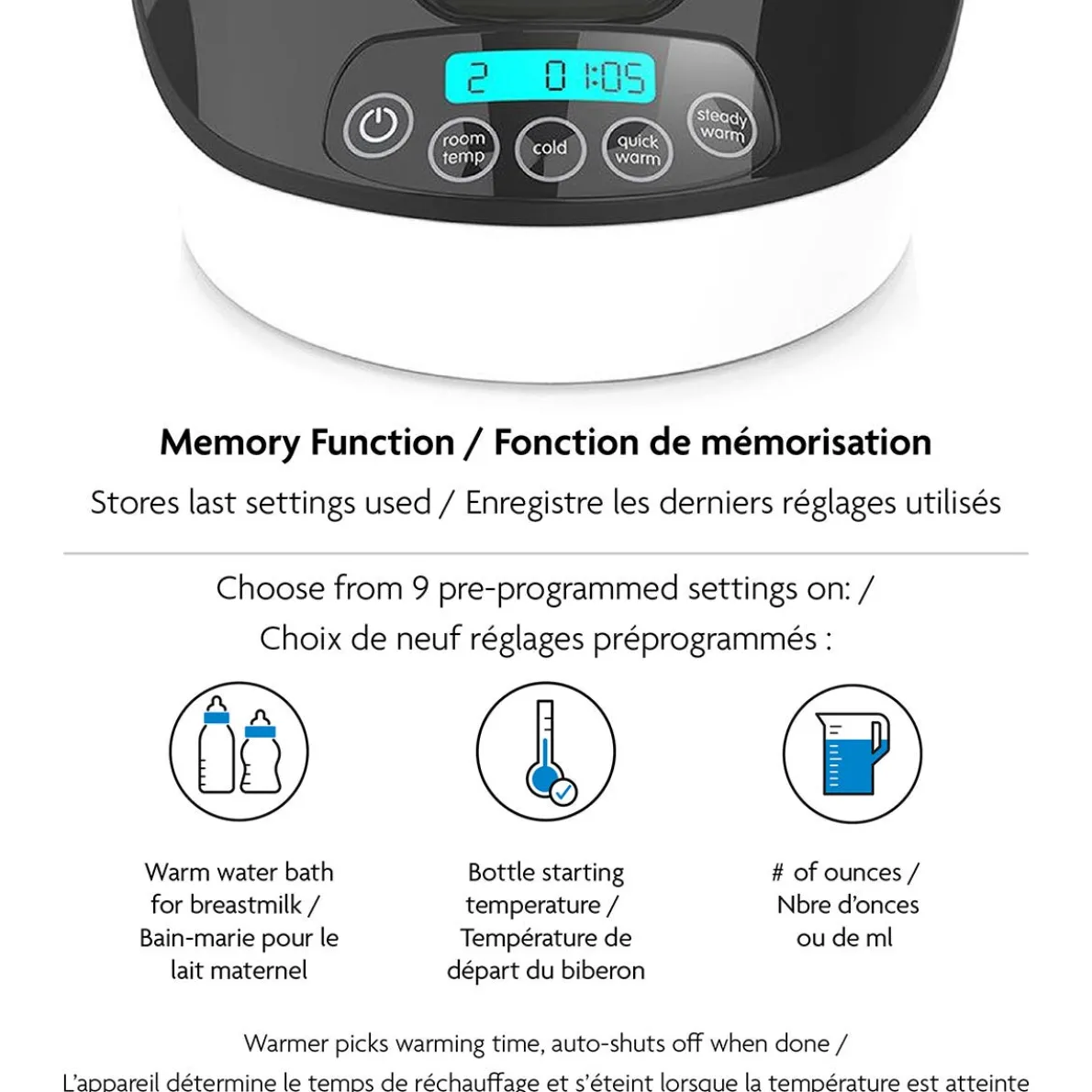Sterilizer Dryer Advanced +Bottle + Breastmilk Warmer