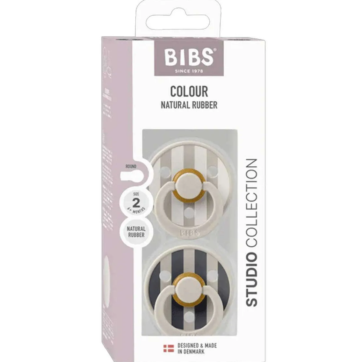 Studio Colour Block Pacifier (2 Pack)