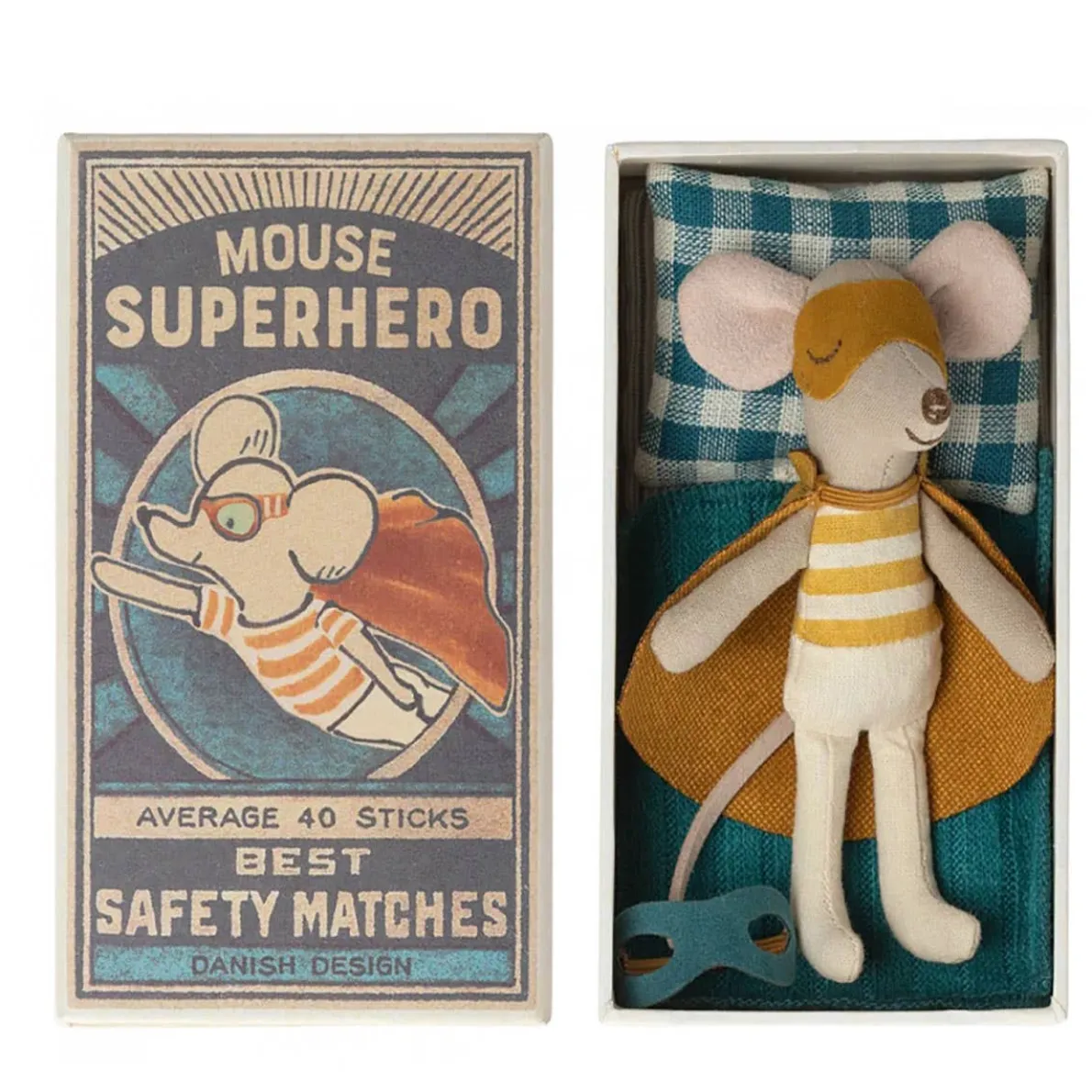 Super Hero Mouse Little Brother in Matchbox