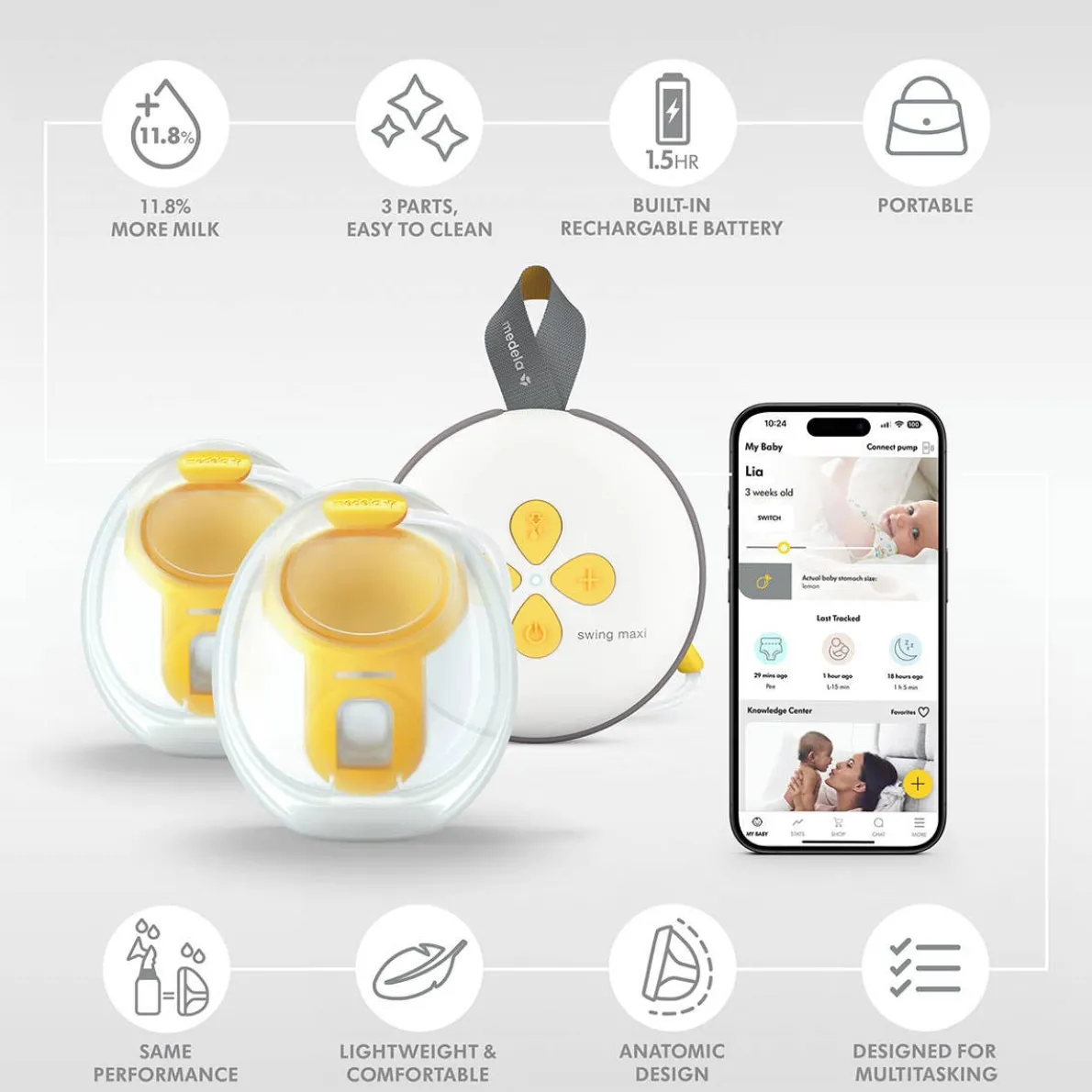 Swing Maxi Hands-Free Breast Pump