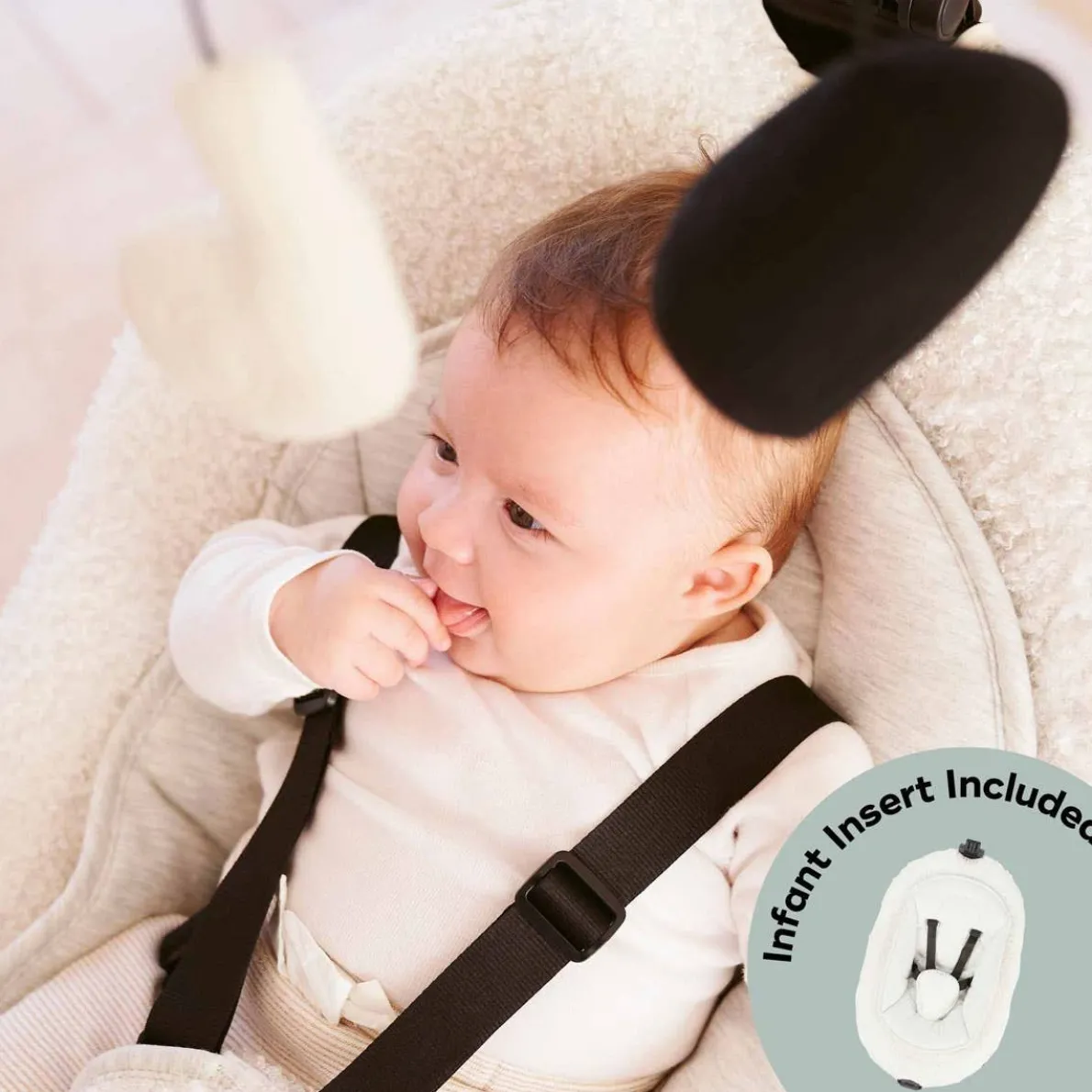 Swoon Connected Swing - Curly White