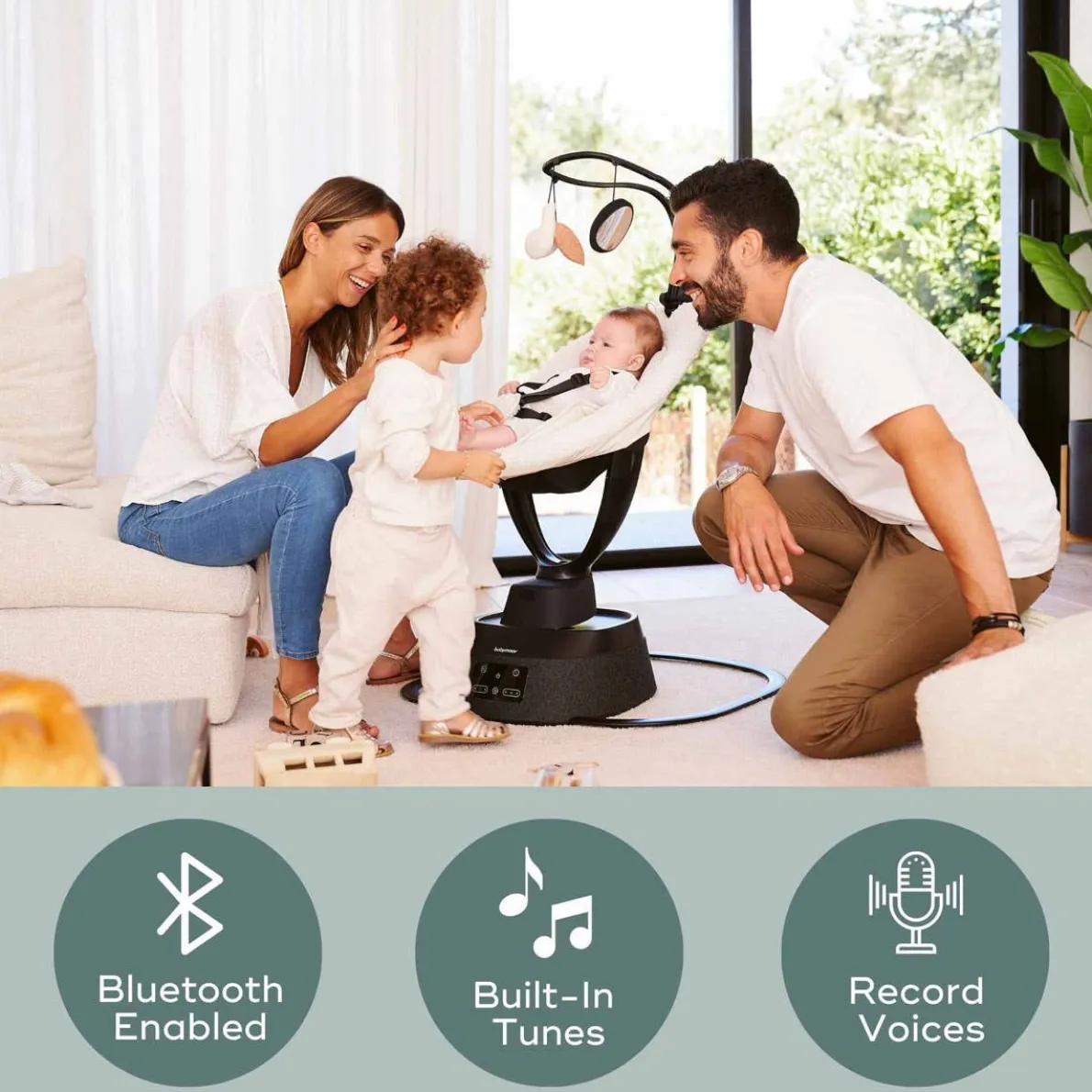 Swoon Connected Swing - Curly White