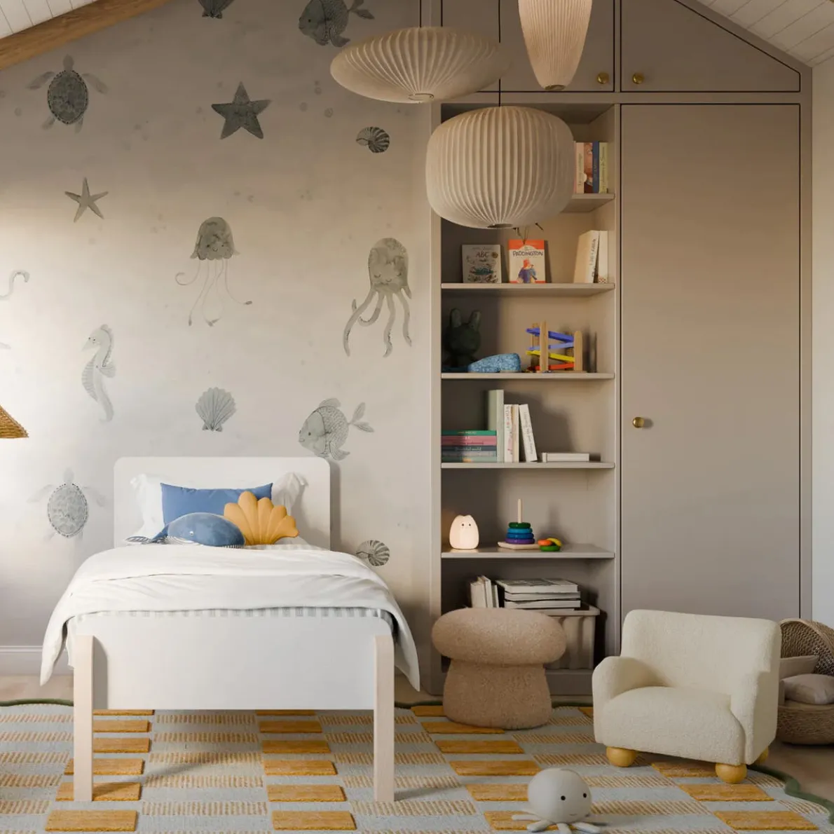 Swoops Kids Chair (Boucle)