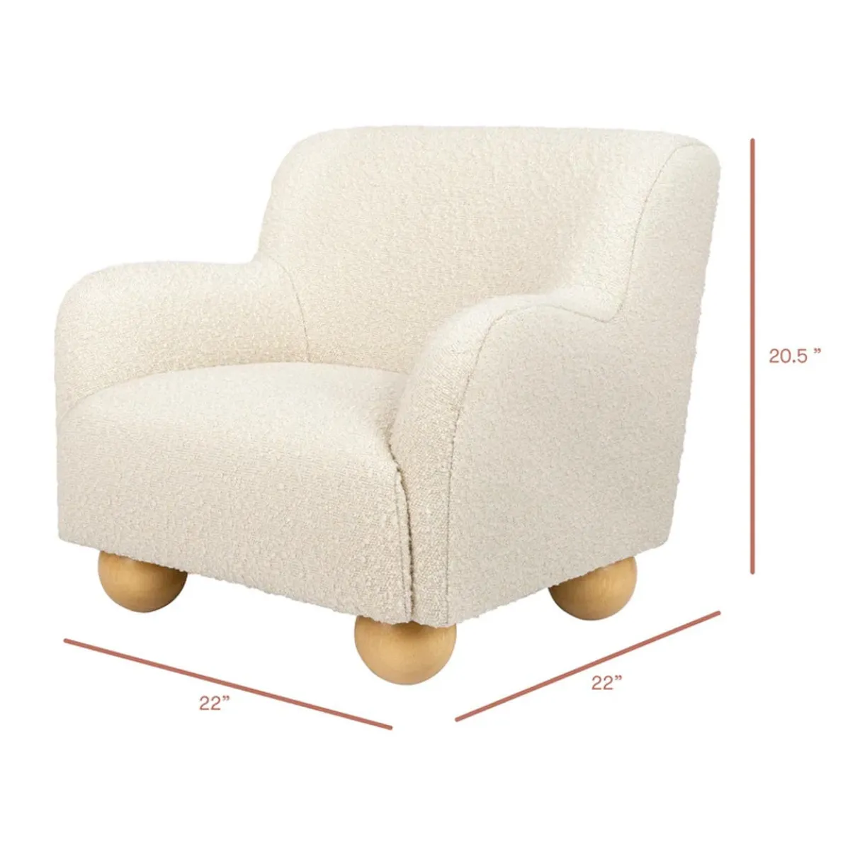 Swoops Kids Chair (Boucle)