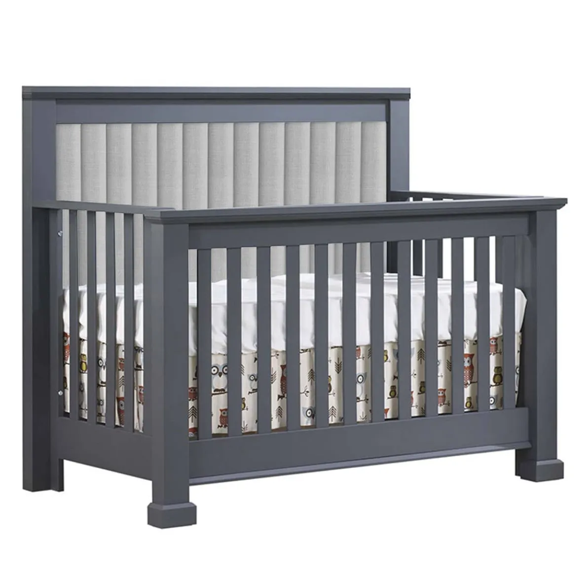 Taylor 5-in-1 Convertible Crib with Tufted Panel