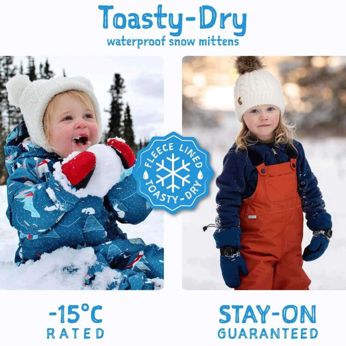 Toasty-Dry Waterproof Mitten Thumbless