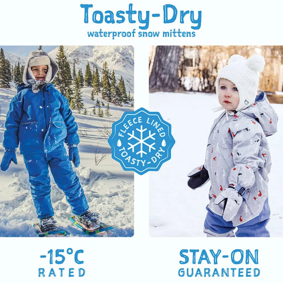 Toasty-Dry Waterproof Mitten with Thumb