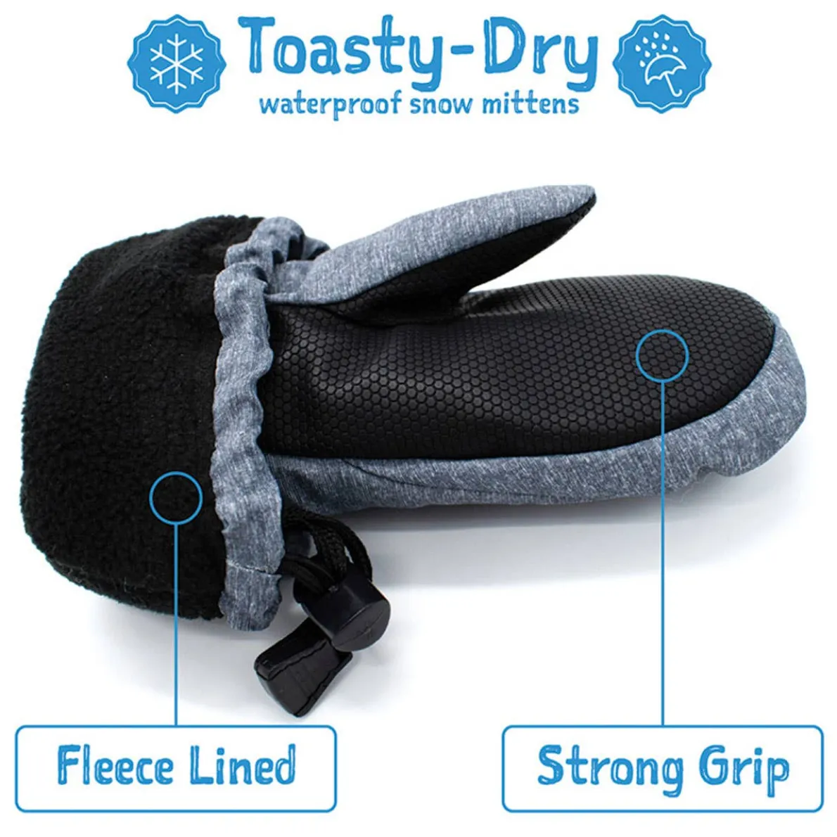 Toasty-Dry Waterproof Mitten with Thumb