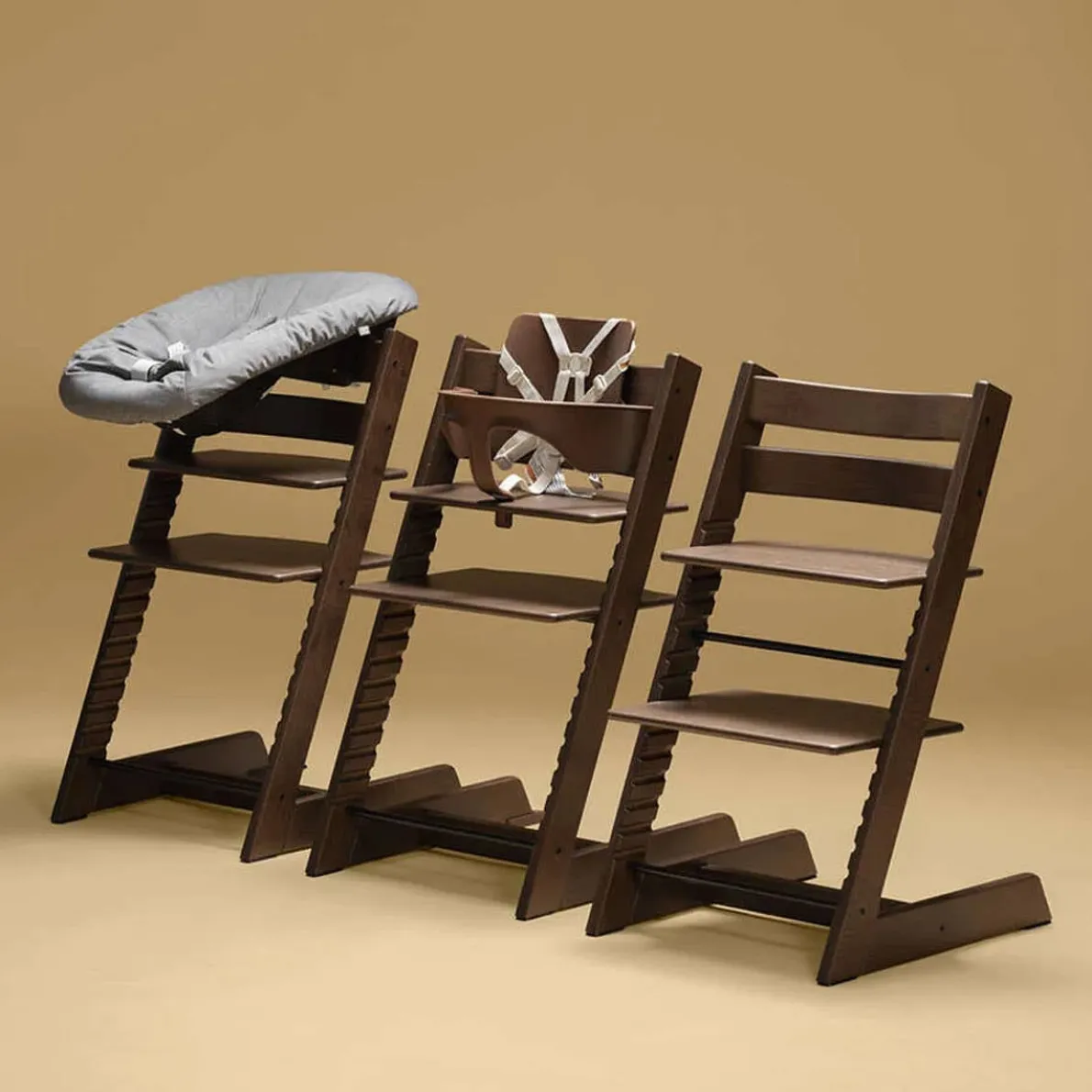 Tripp Trapp® High Chair² with Newborn Set (Oak)