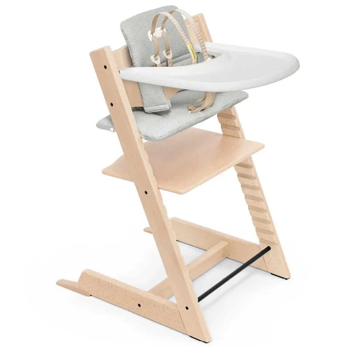 Tripp Trapp® High Chair² Complete - Natural/Nordic Grey