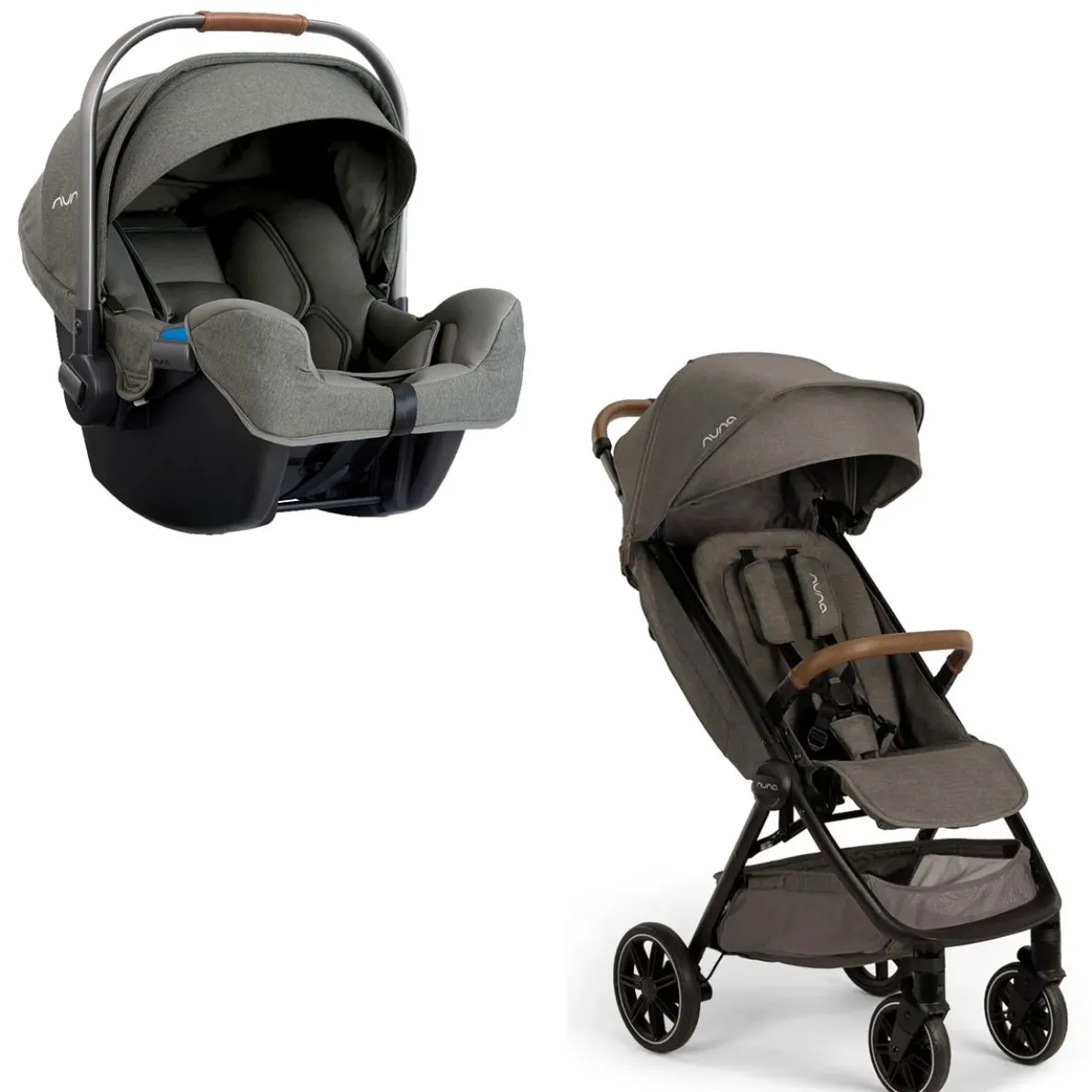 TRVL LX + Pipa Car Seat (Granite)